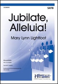 Jubilate, Alleluia! SATB choral sheet music cover Thumbnail